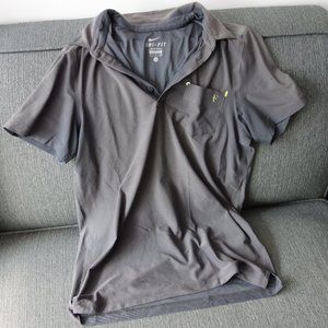Nike RF (Roger Federder) Dri-Fit Grey Tennis Polo Size S